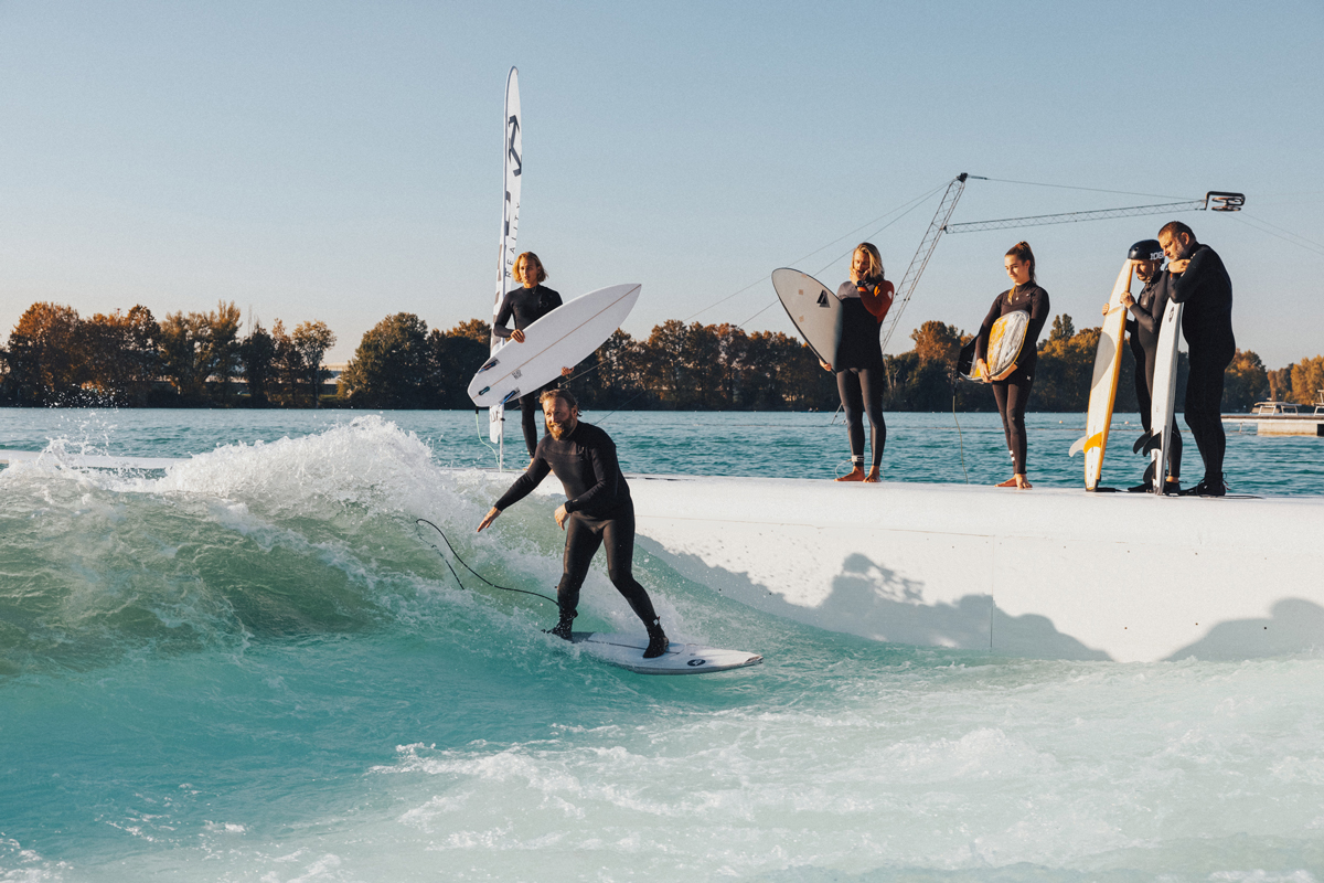 Cody Larkin Southern Shores Developer Surfing UNIT Surf Pool in Milan_Matze Ried